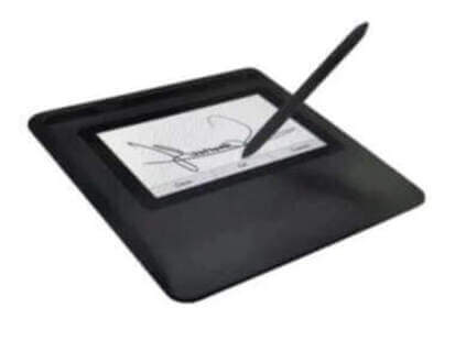 Mesa digitalizadora de assinaturas CX09 para coleta segura